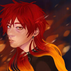 headshot fully rendered + simple background